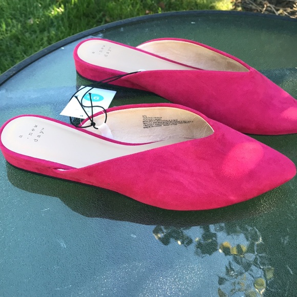 A new day burgundy mules new - Picture 2 of 4